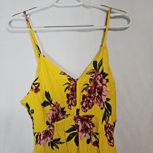 Pacific Vibes XL Mustard Floral Maxi Dress NWT‎ Boho Cottagecore Summer Dress